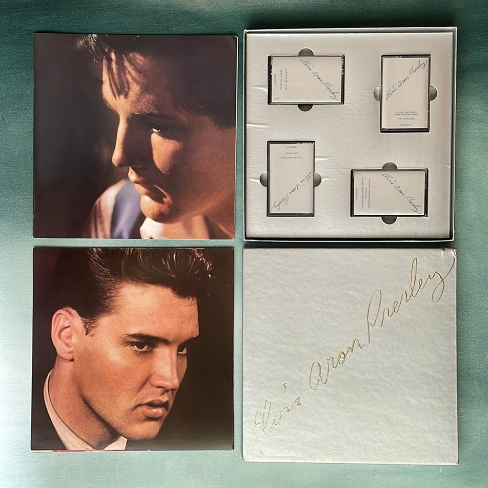 Vintage 1980 Elvis Aron Presley Cassette Tape Box Set